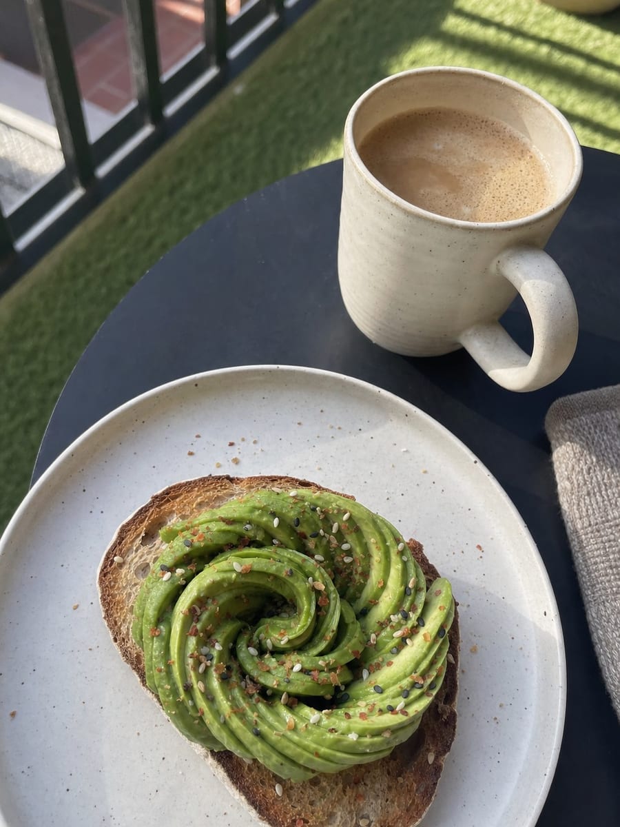 Avocado Rose Toast, a recipe from Bloomplate 500