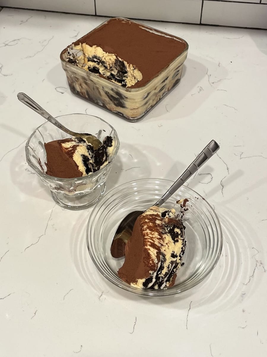 Tiramisu Yogurt Cups, a recipe from Bloomplate 500